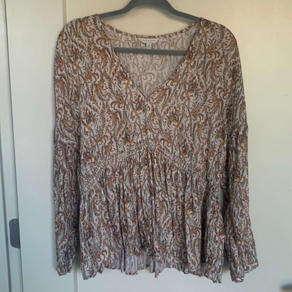 Lucky Brand Long Sleeve Blouse